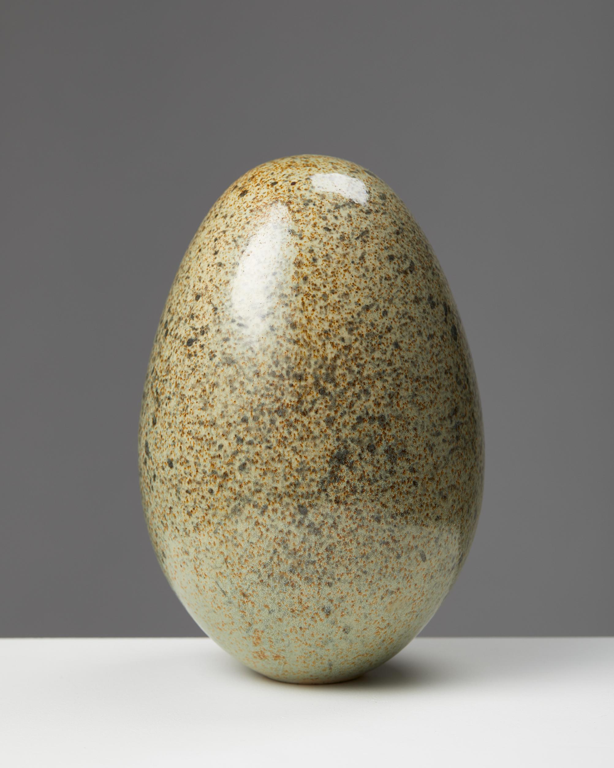Mid-Century Modern Egg Sculpture Designed by Per Liliengren, Sweden, 1980’s For Sale