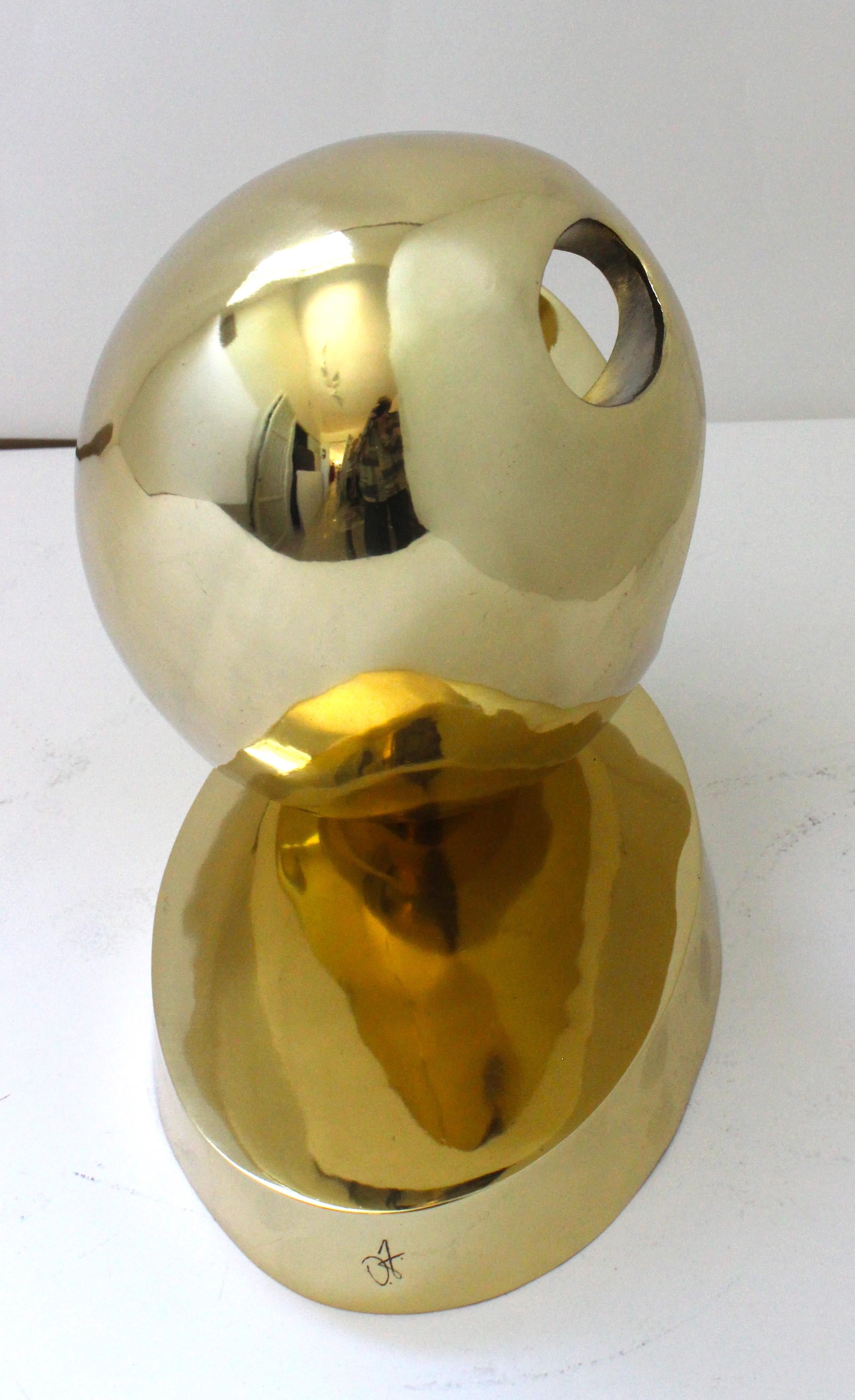 Post-Modern Egg Sculpture W Tag