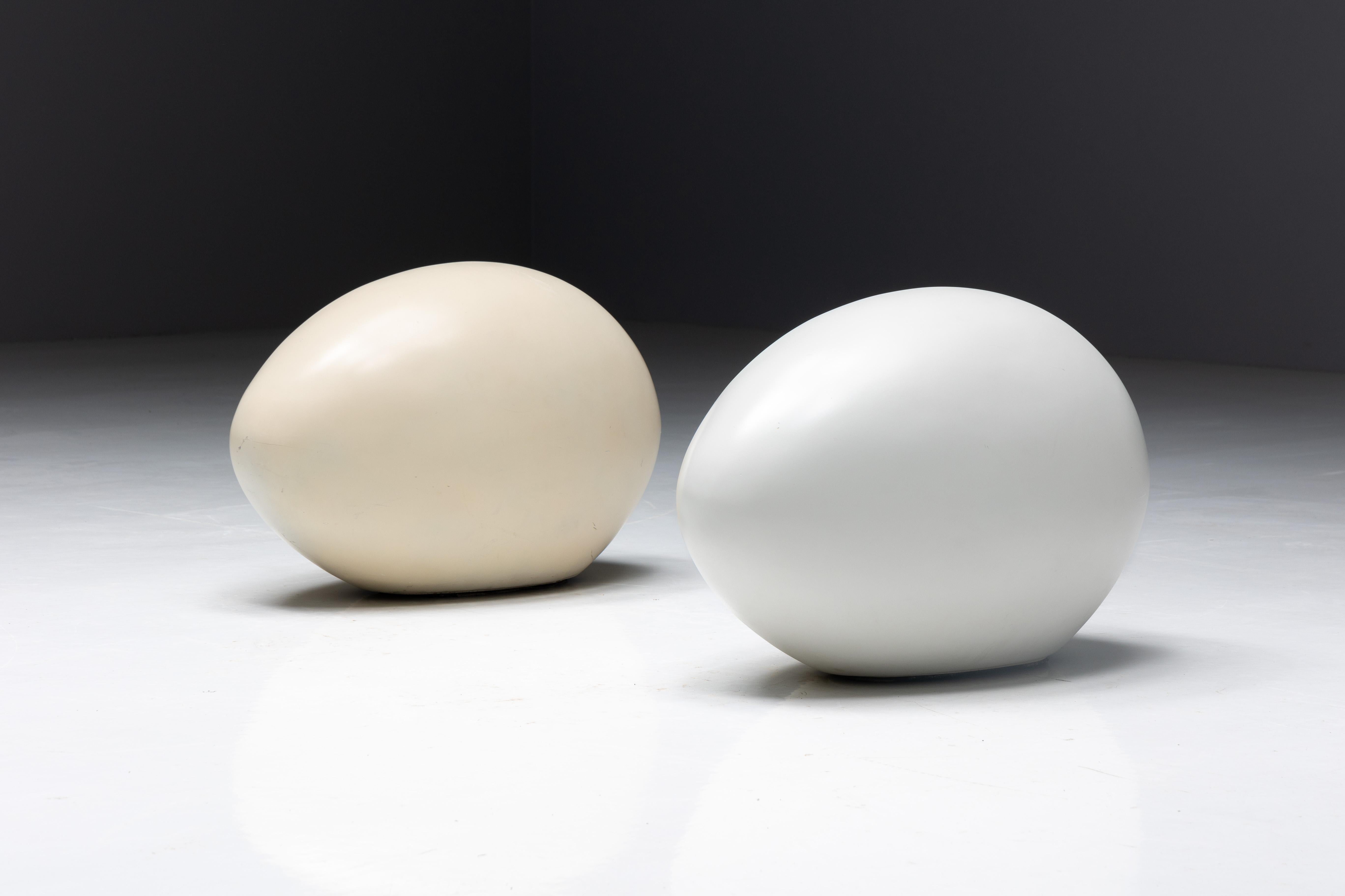 Modern Egg Shaped Footstools by Philippe Starck, UK, 1998 For Sale