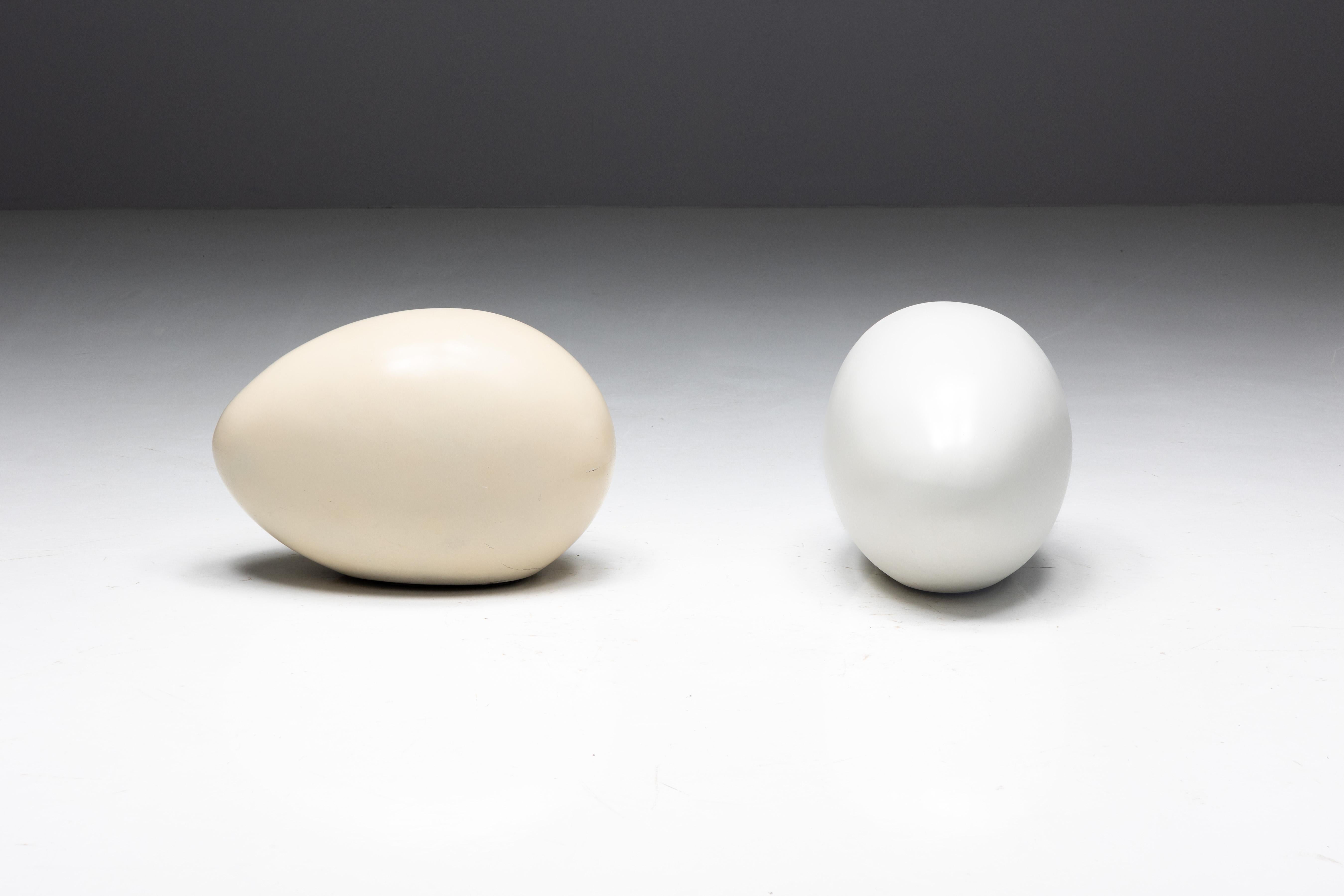 British Egg Shaped Footstools by Philippe Starck, UK, 1998 For Sale