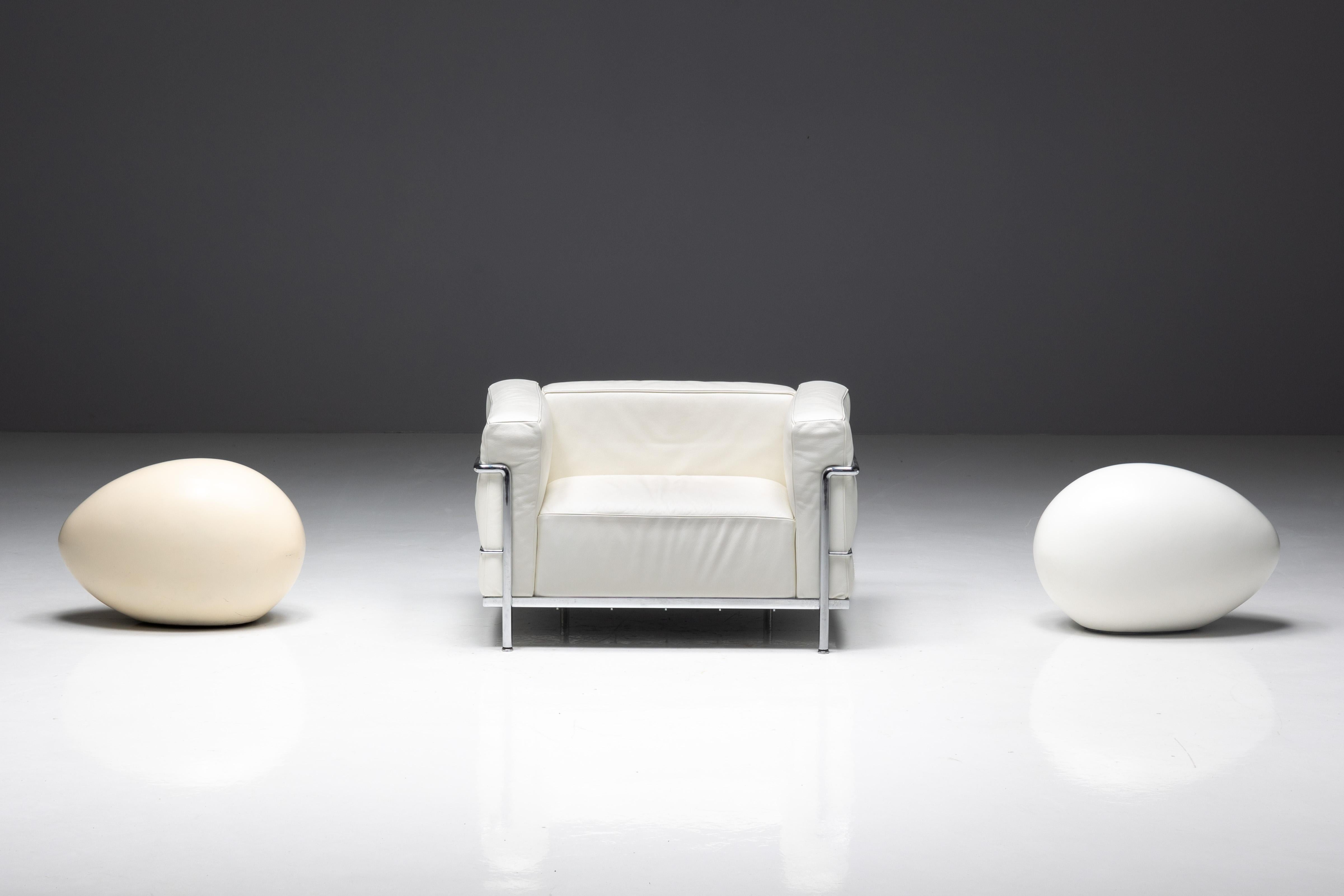Egg Shaped Footstools by Philippe Starck, UK, 1998 In Excellent Condition For Sale In Antwerp, BE