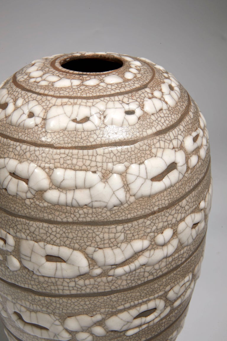 EggShaped Vase by René Buthaud, 19341940 at 1stDibs