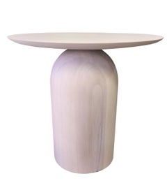 Egg Drinks or Side Table 24 by Wende Reid, minimal, organic modern, sculptural