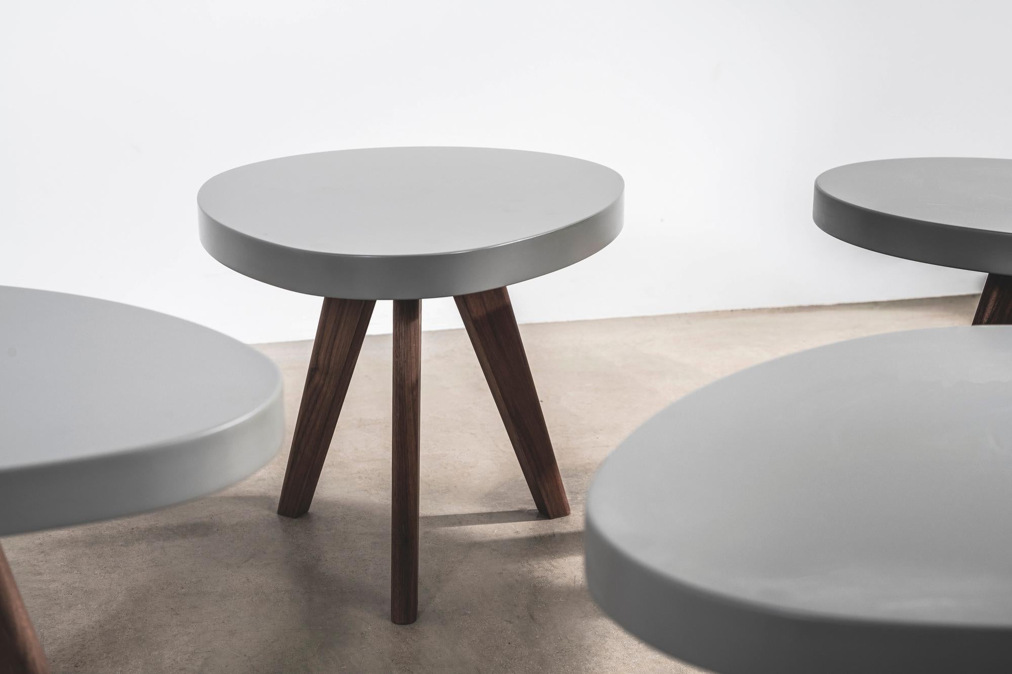 British Egg Side Tables Designed by Russell Pinch For Sale