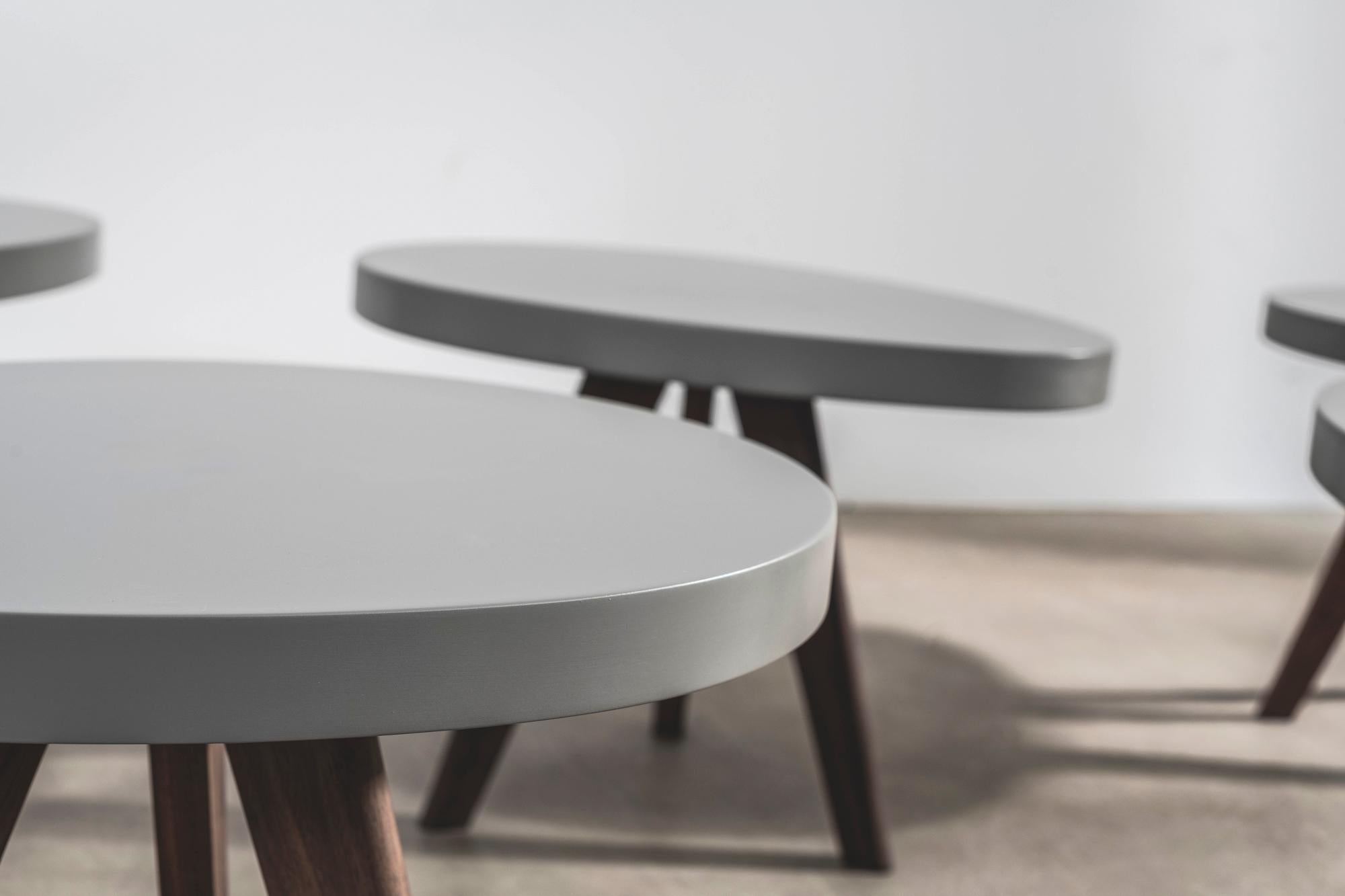 Egg Side Tables Designed by Russell Pinch In New Condition For Sale In Saffron Walden, GB