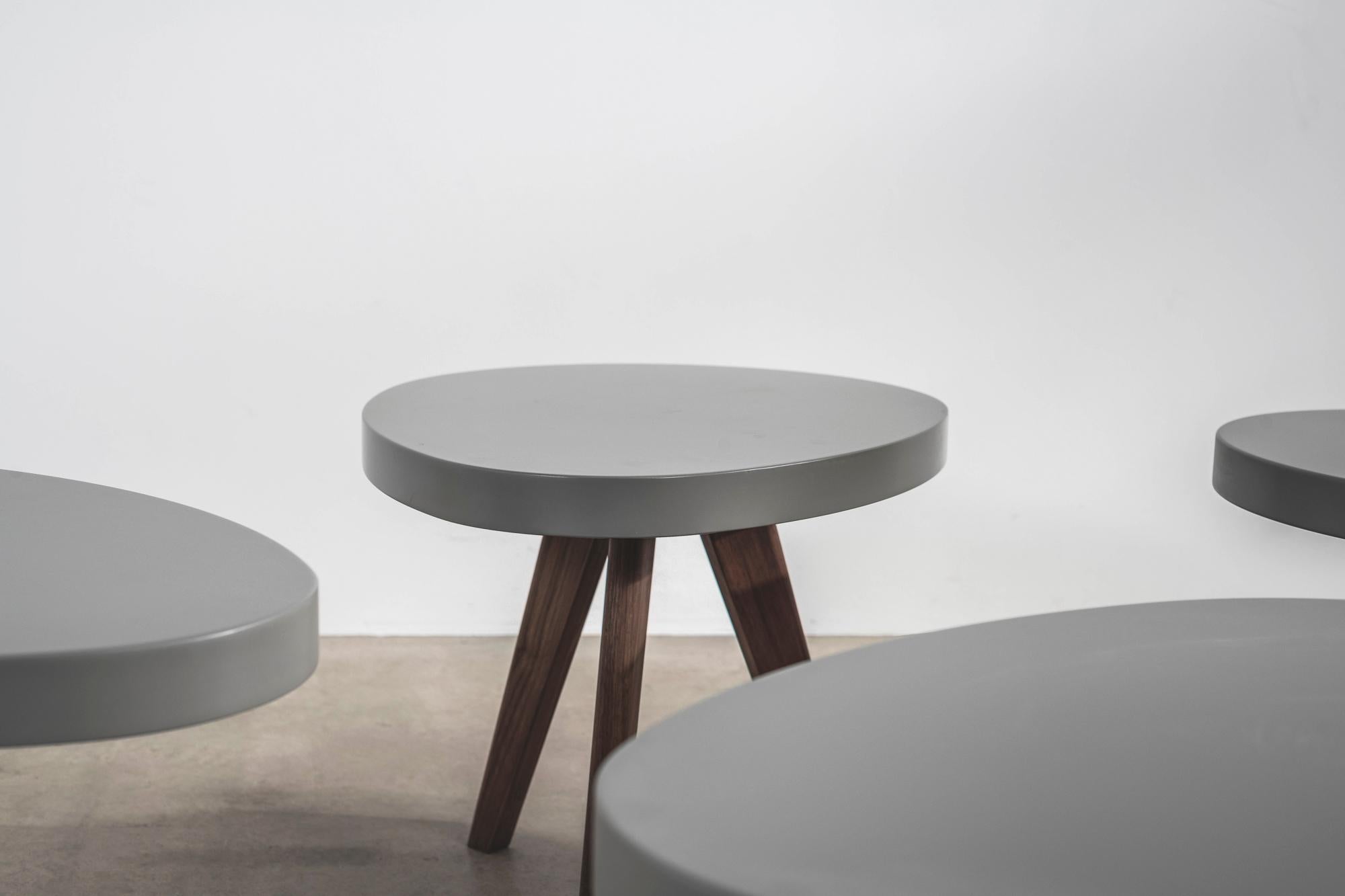 Contemporary Egg Side Tables Designed by Russell Pinch For Sale
