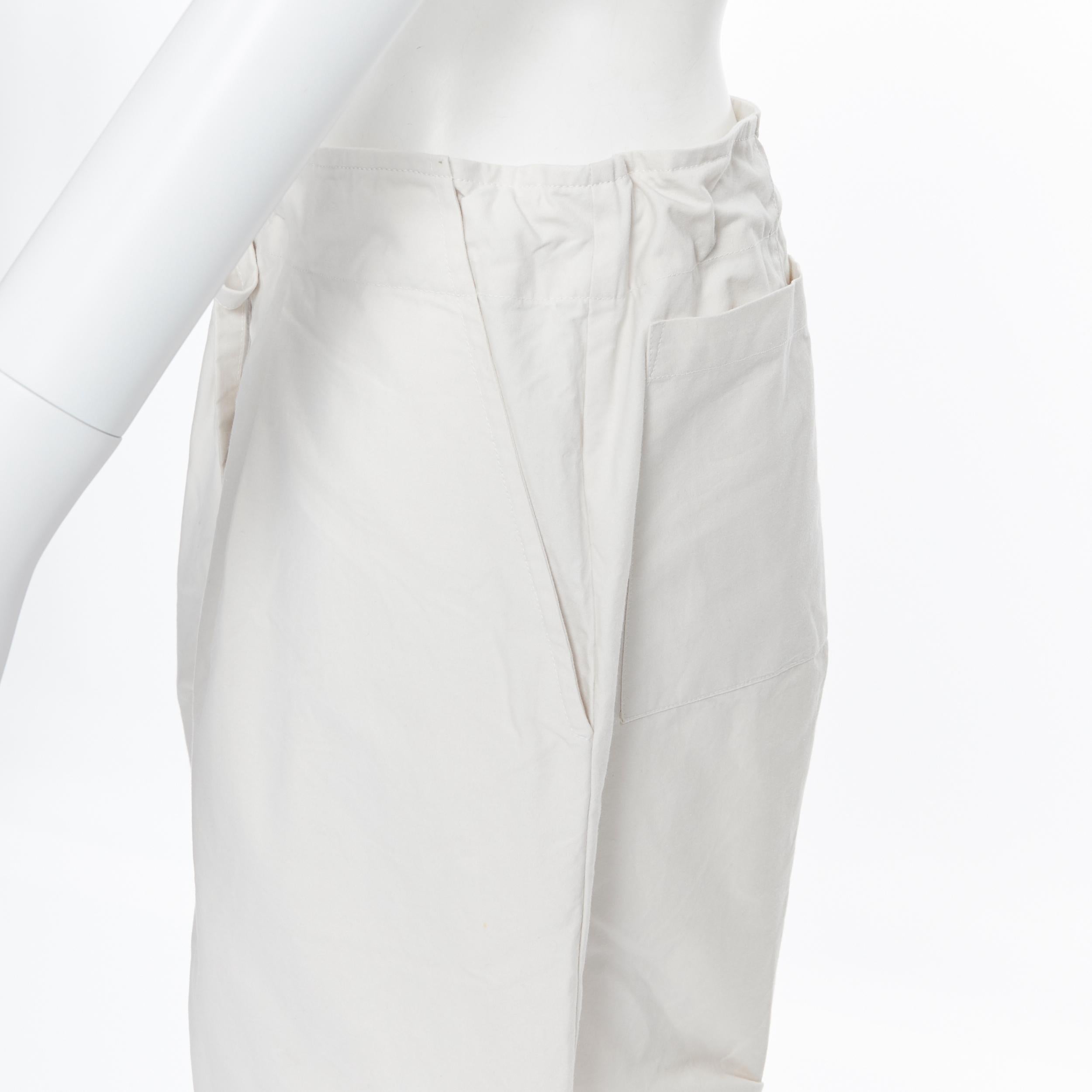 Women's EGG TRADING 100% cotton drawstring waist casual wide leg trousers pants
