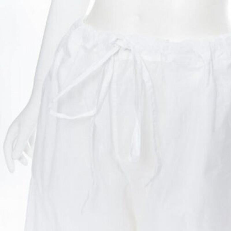 EGG TRADING 100% cotton extreme oversized drawstring waist drop croch pants S
Reference: LNKO/A01459
Brand: Egg Trading
Material: Cotton
Color: White
Pattern: Solid
Closure: Drawstring
Extra Details: Drawstring waistband. Dropped crotch.


Made in: