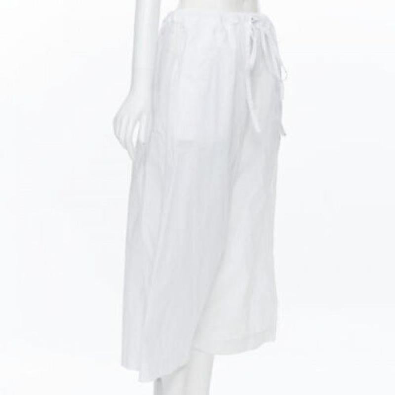 Gray EGG TRADING 100% cotton extreme oversized drawstring waist drop croch pants S