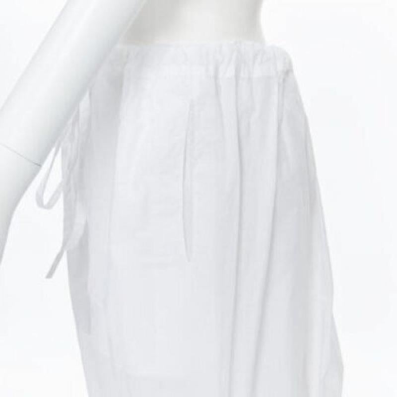 EGG TRADING 100% cotton extreme oversized drawstring waist drop croch pants S 2
