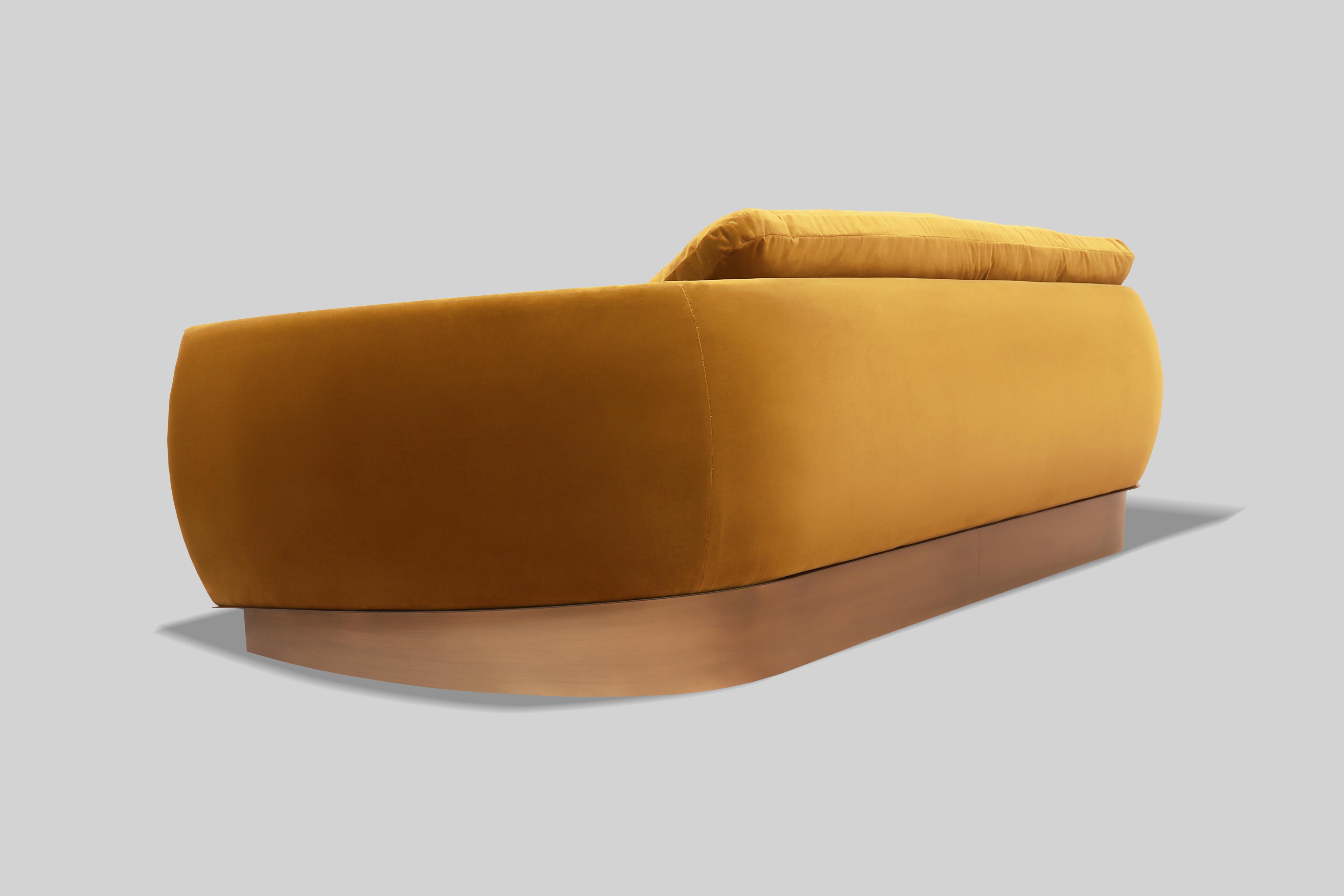 Egge Green Sofa by Atra Design In New Condition For Sale In Geneve, CH