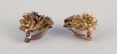 Eggert, Flora Danica Jewellery. A pair of “Parsley” ear clips.