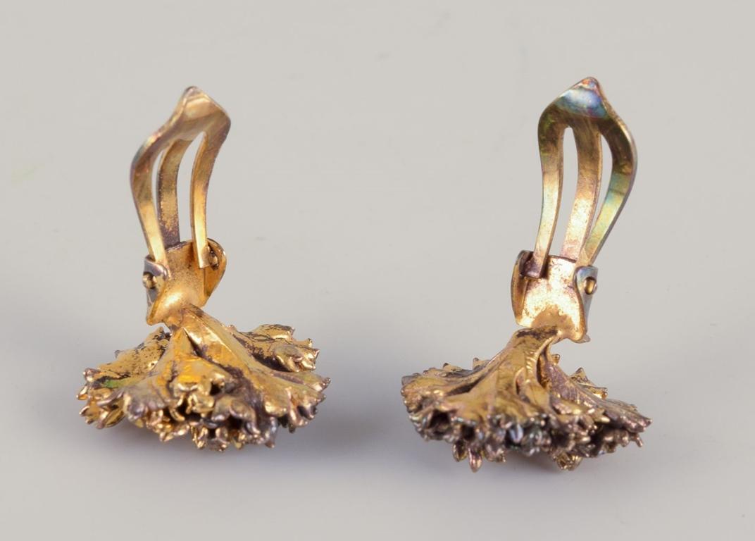 Eggert, Flora Danica Gioielli. Un paio di fermagli per orecchie 