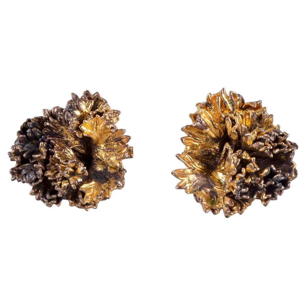 Eggert, Flora Danica Gioielli. Un paio di fermagli per orecchie "Parsley".