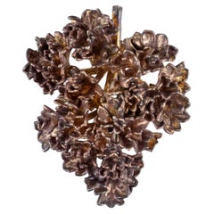 Eggert, Flora Danica Jewellery. Large “Persille” (Parsley) brooch, 1980s