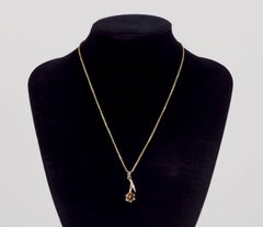 Eggert. “Lily of the Valley” necklace and a pair of stud earrings, 1980s