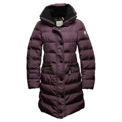Moncler, cappotto trapuntato in piuma d'oca, taglia 2, designer