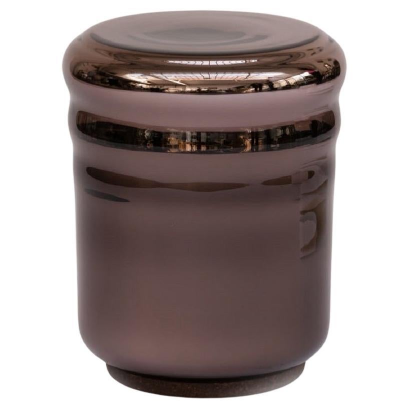 Tabouret Wave Aubergine par Haymann Editions