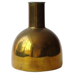 Egidio Broggi Brass Vase Italy 1960s