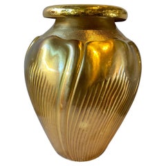 Vintage Egidio Broggi  Large Brass Vase ( Almost 2 Feet High )