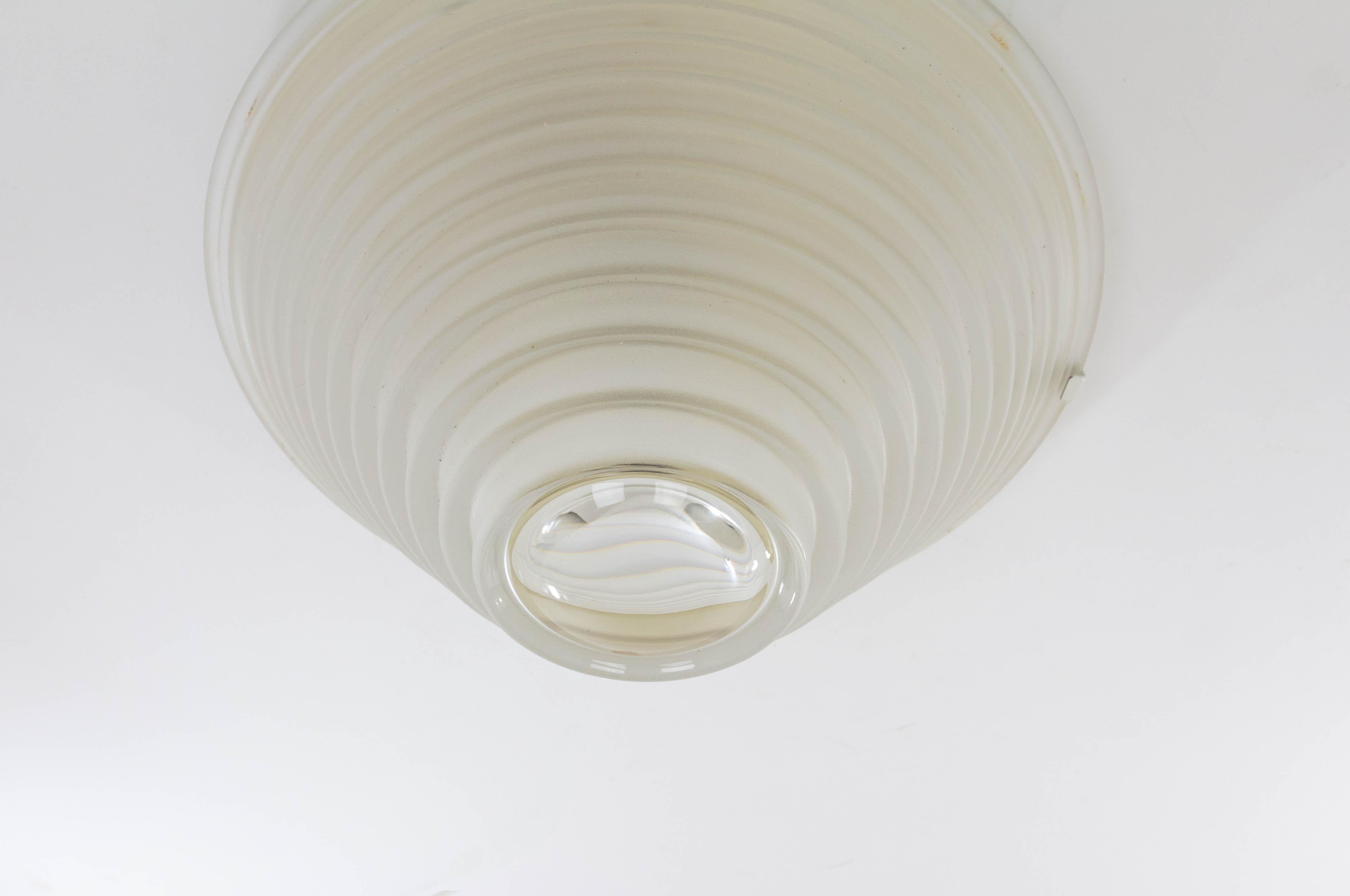 Metal Egina Ceiling lamp by Angelo Mangiarotti for Artemide, 1970s For Sale