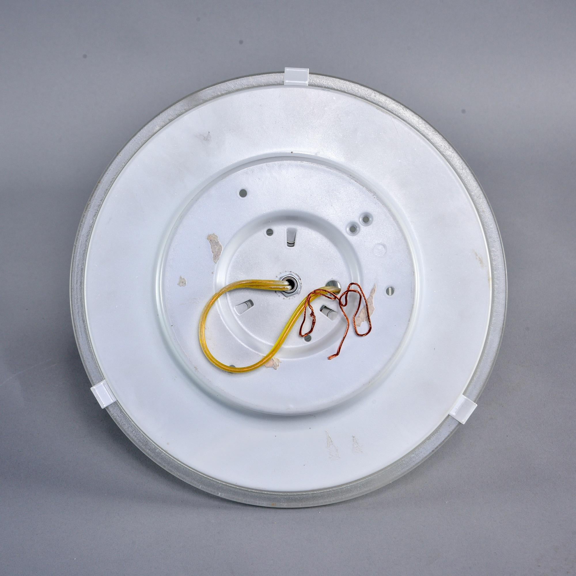 Mid-Century Modern Egina Flushmount Fixture by Angelo Mangiarotti for Artemide