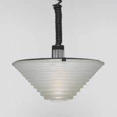 Egina Lampadario di Angelo Mngiarotti produzione Artemide 1970