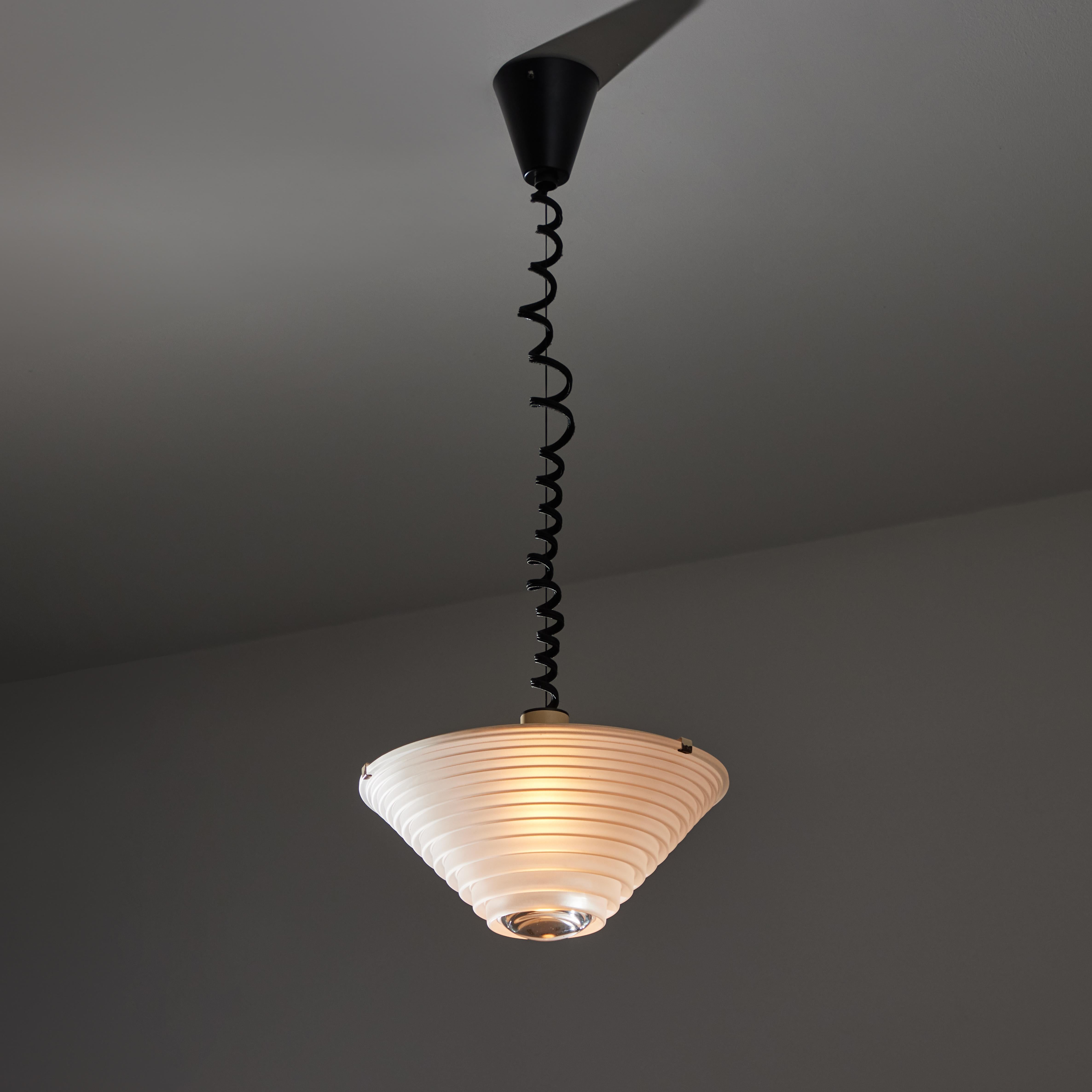 Mid-Century Modern ‘Egina’ Pendant by Angelo Mangiarotti for Artemide For Sale