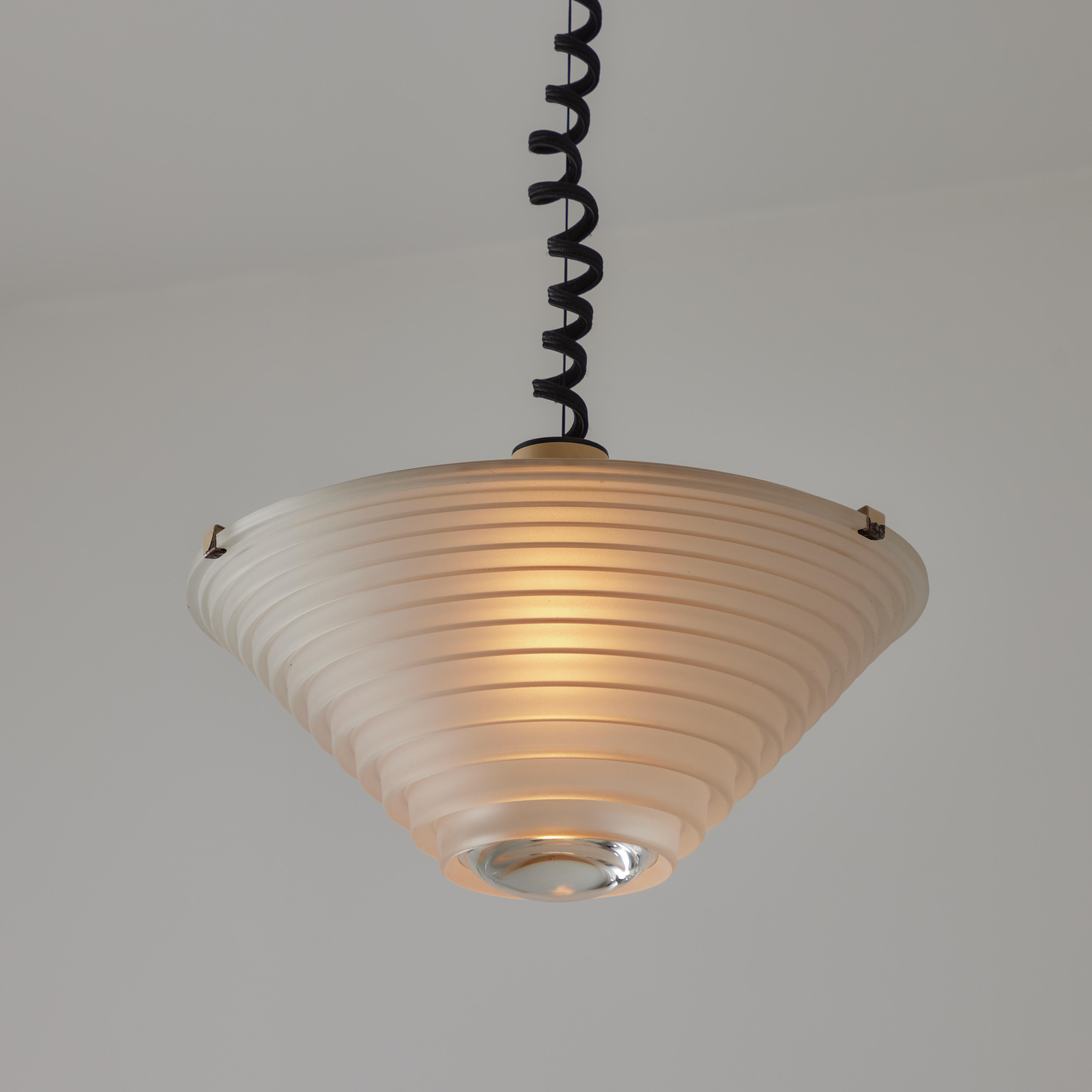 ‘Egina’ Pendant by Angelo Mangiarotti for Artemide In Good Condition In Los Angeles, CA