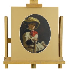 Retrato 'Joven con lazo rojo', Egisto Lancerotto, ámbito veneciano