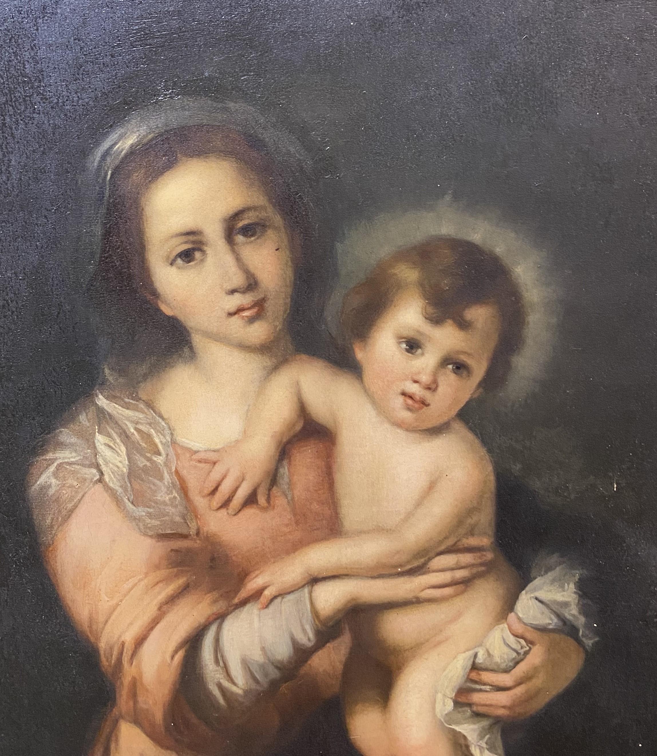 Madonna & Child - Painting Antichi maestri di Egisto Manzuoli