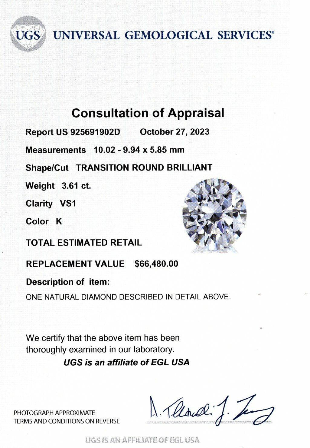 EGL 3.61 Karat Alter Europäischer Diamant Verjüngter Baguette Ring  im Zustand „Neu“ im Angebot in Rome, IT