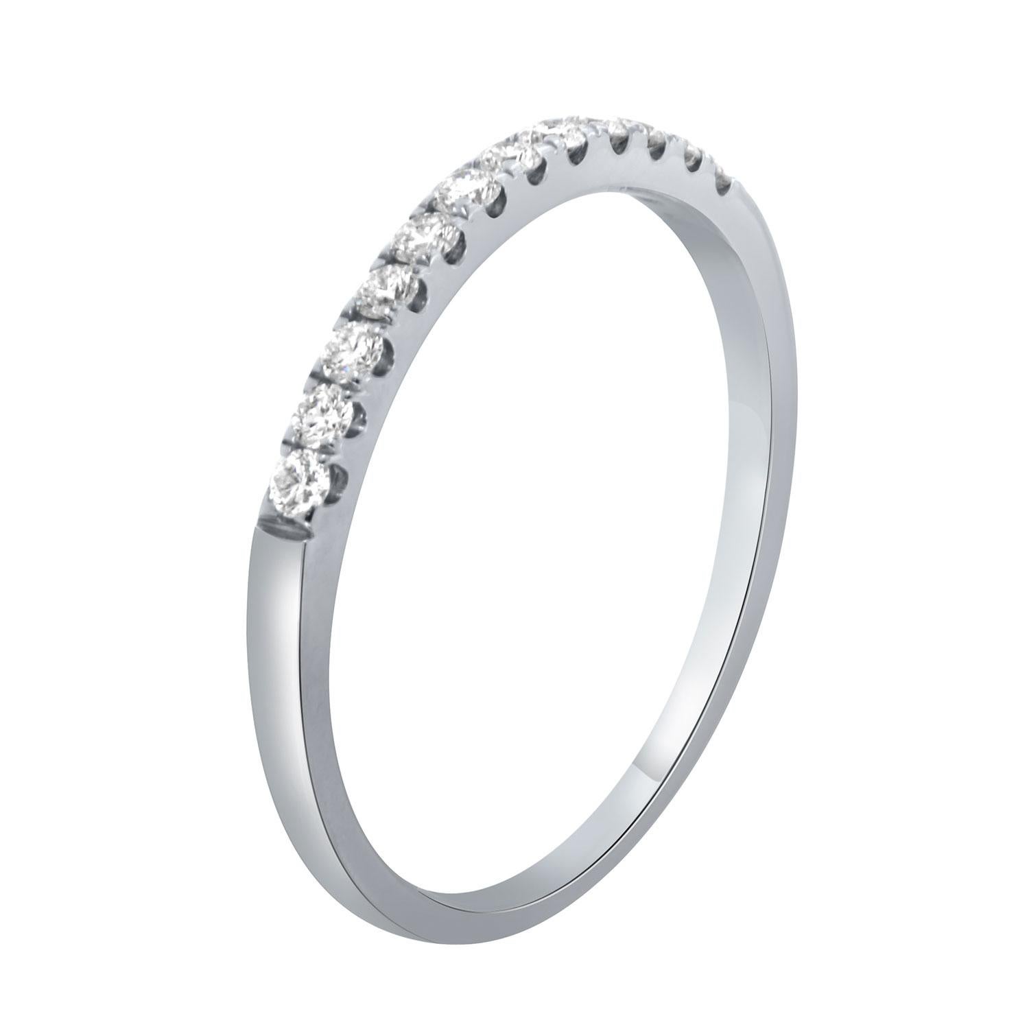 EGL Certified 0.70 Carat Round Diamond 18K White Gold Ring Set For Sale 2