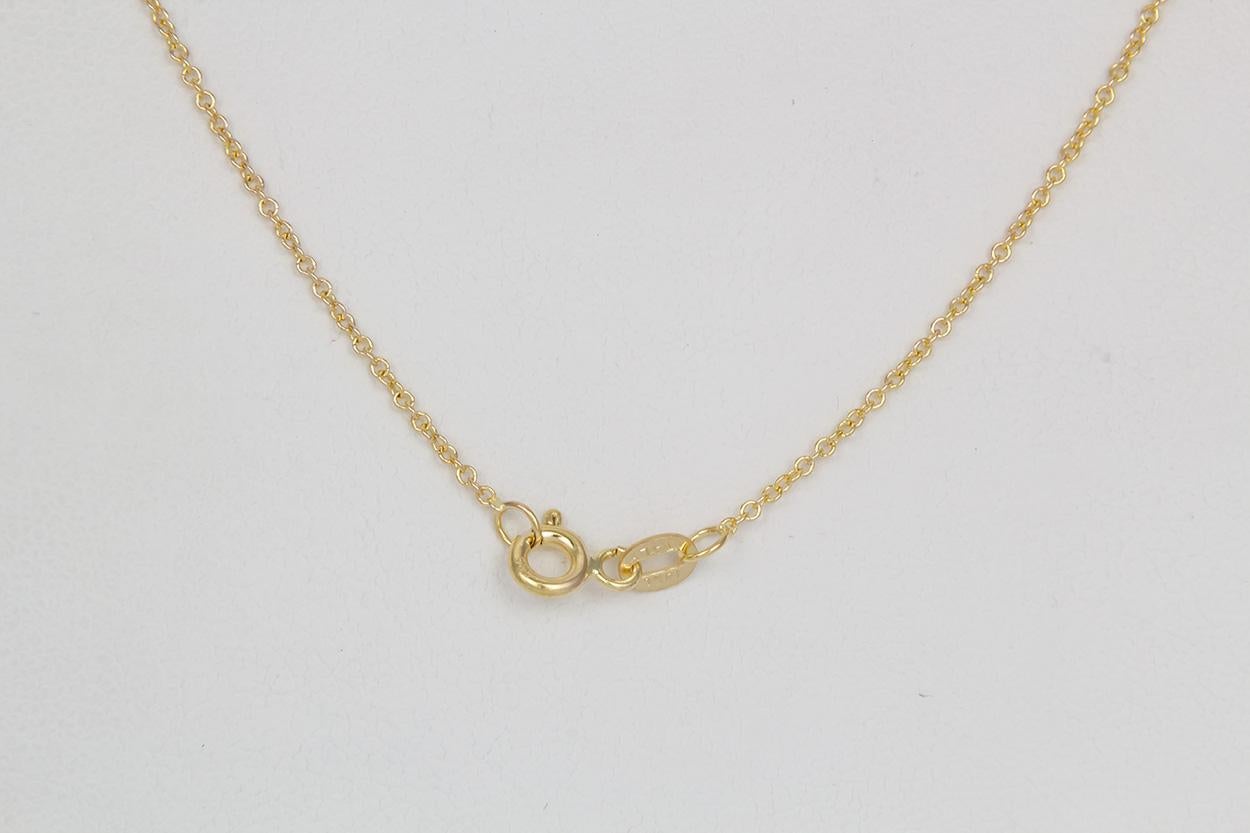 EGL Certified 14 Karat Yellow Gold Diamond Heart Pendant Necklace 1.29 Carat 4