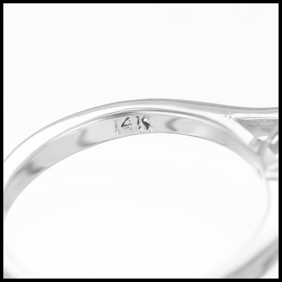 Bague de fiançailles solitaire en or avec diamant rond certifié EGL de 1,91 carat Pour femmes en vente