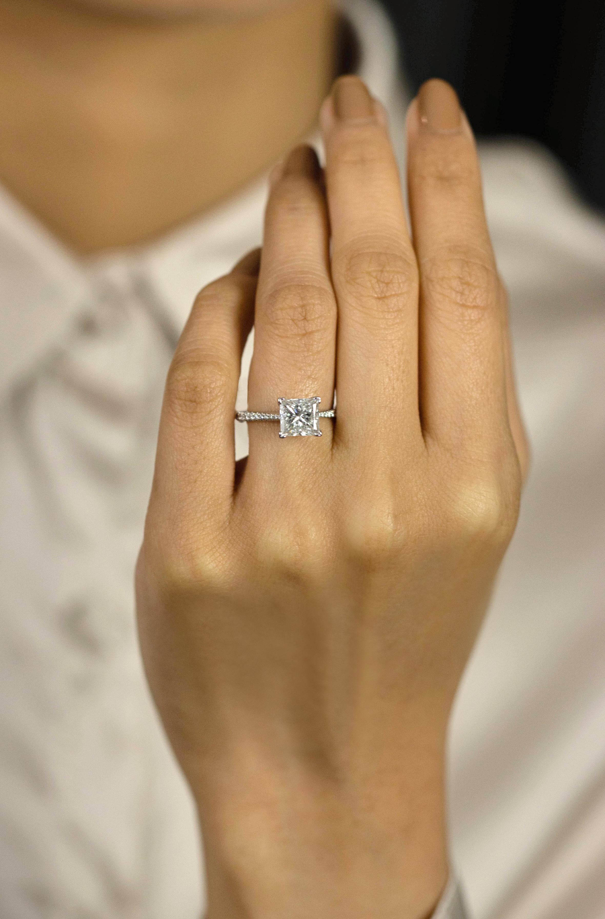 princess cut diamond ring