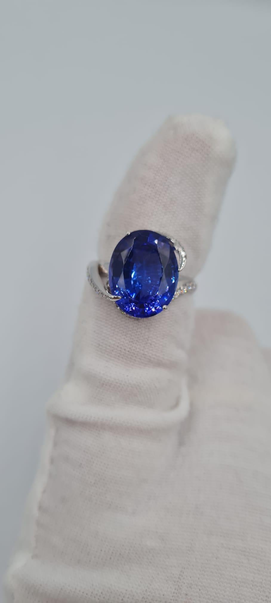 enhanced blue diamond rings