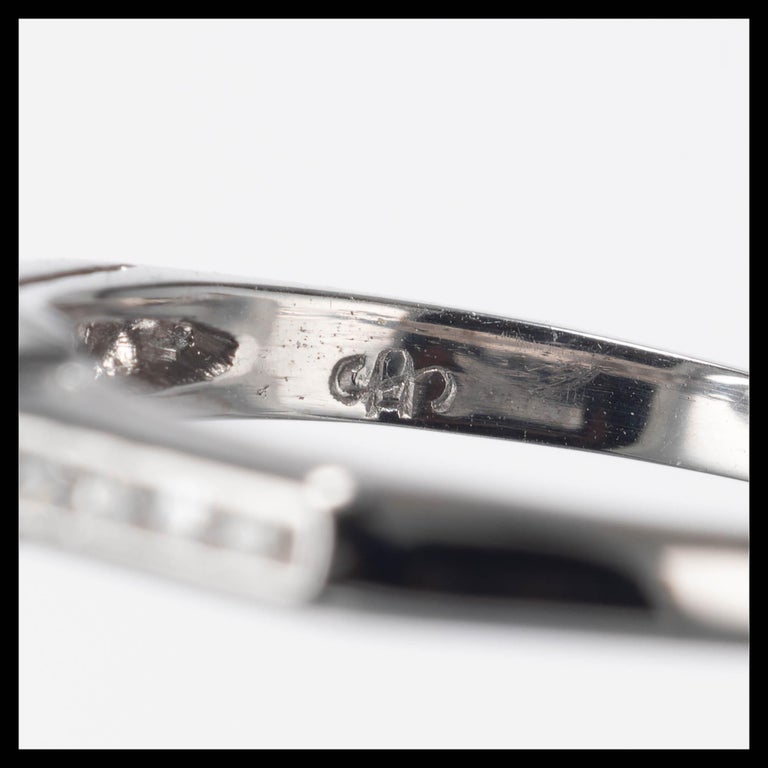 EGL Certified .89 Carat Diamond Platinum Engagement Ring at 1stDibs ...