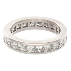 EGL Certified Platinum 2.66 Carat, 23 Diamond Eternity Band
