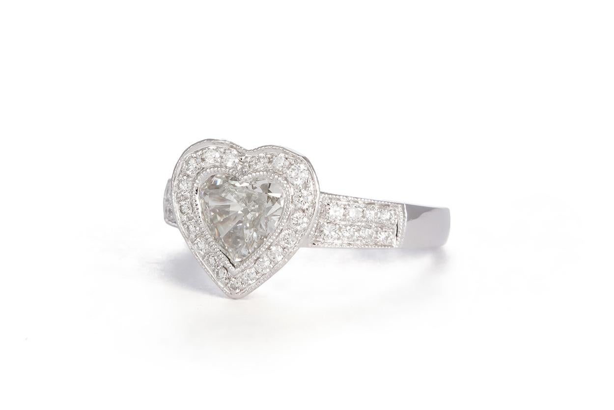 halo heart engagement rings