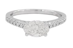 EGL USA 1.25 Carat Oval Diamond Ring