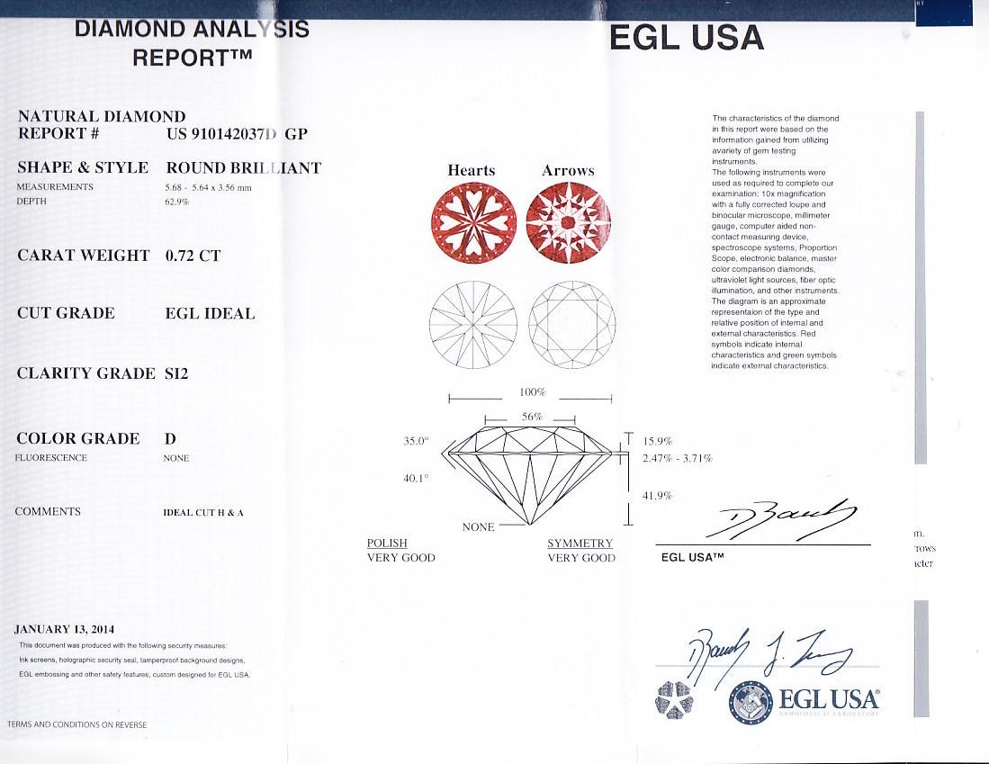 egl certified cushion cut diamond stud earrings