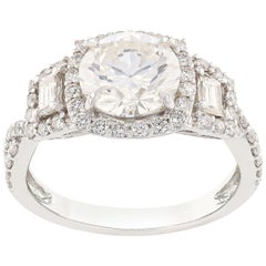 EGL USA Certified 2.01 Carat Diamond Engagement Ring