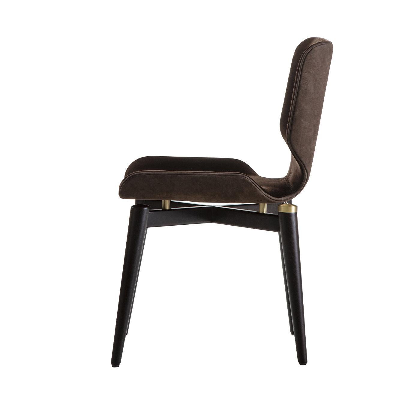 Italian Egle Brown Chair