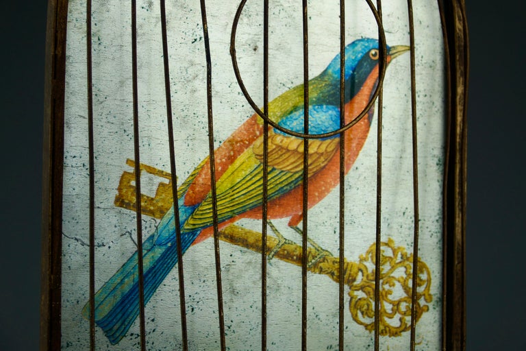 Photo inspiration: Gallery Detail: Eglomerized Caged Bird France Late 19Th Century For Sale At