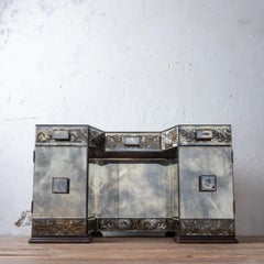 Eglomise Mirror Desk, Manner of Maison Jansen