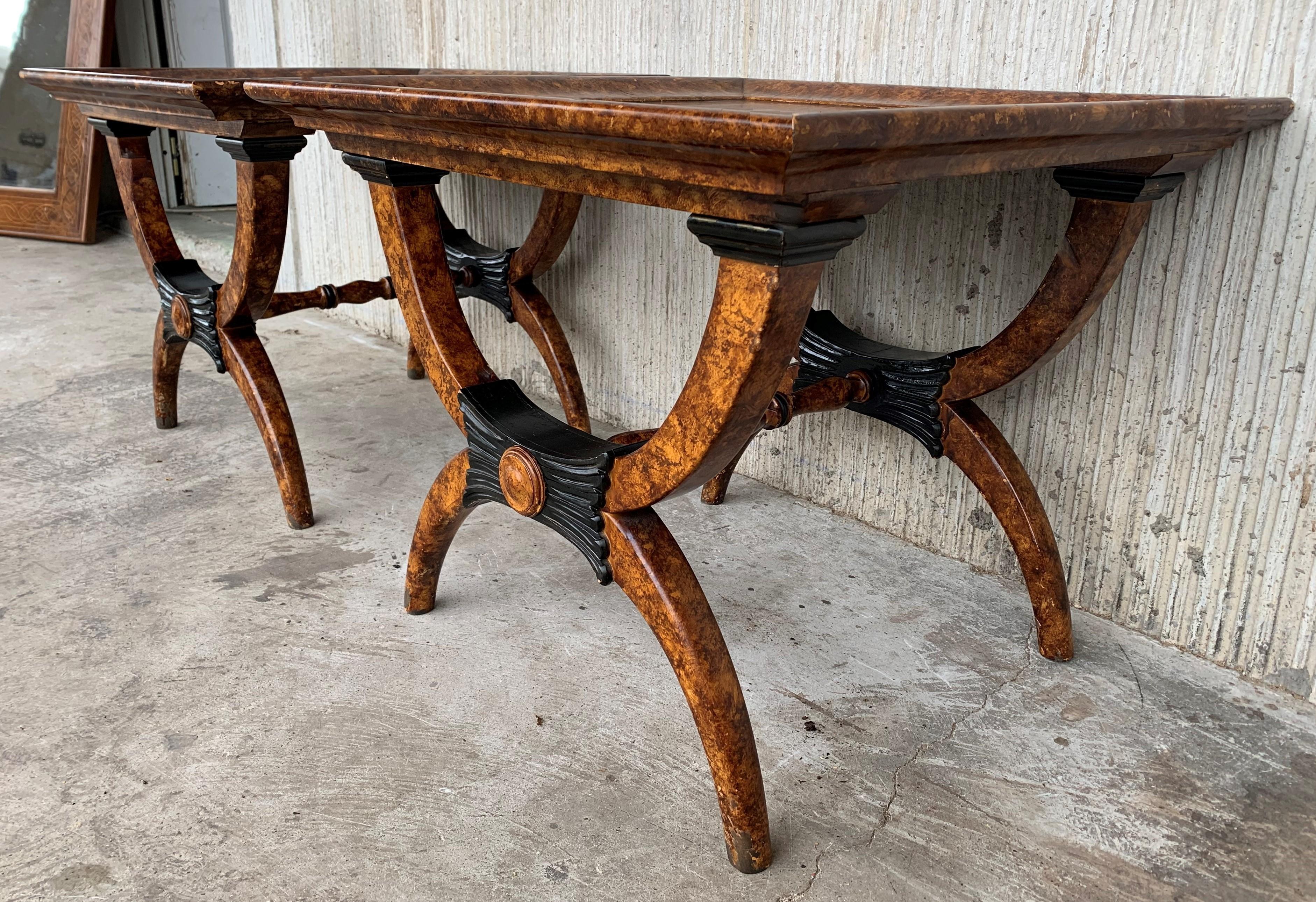 Tables d'appoint Eglomis dans le style Hollywood Regency en vente 4