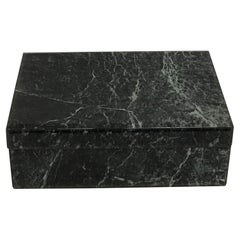 Églomisé Verdigris Marble Table Box