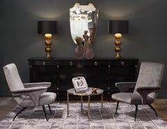Eglomised Maison Baguès Side Table
