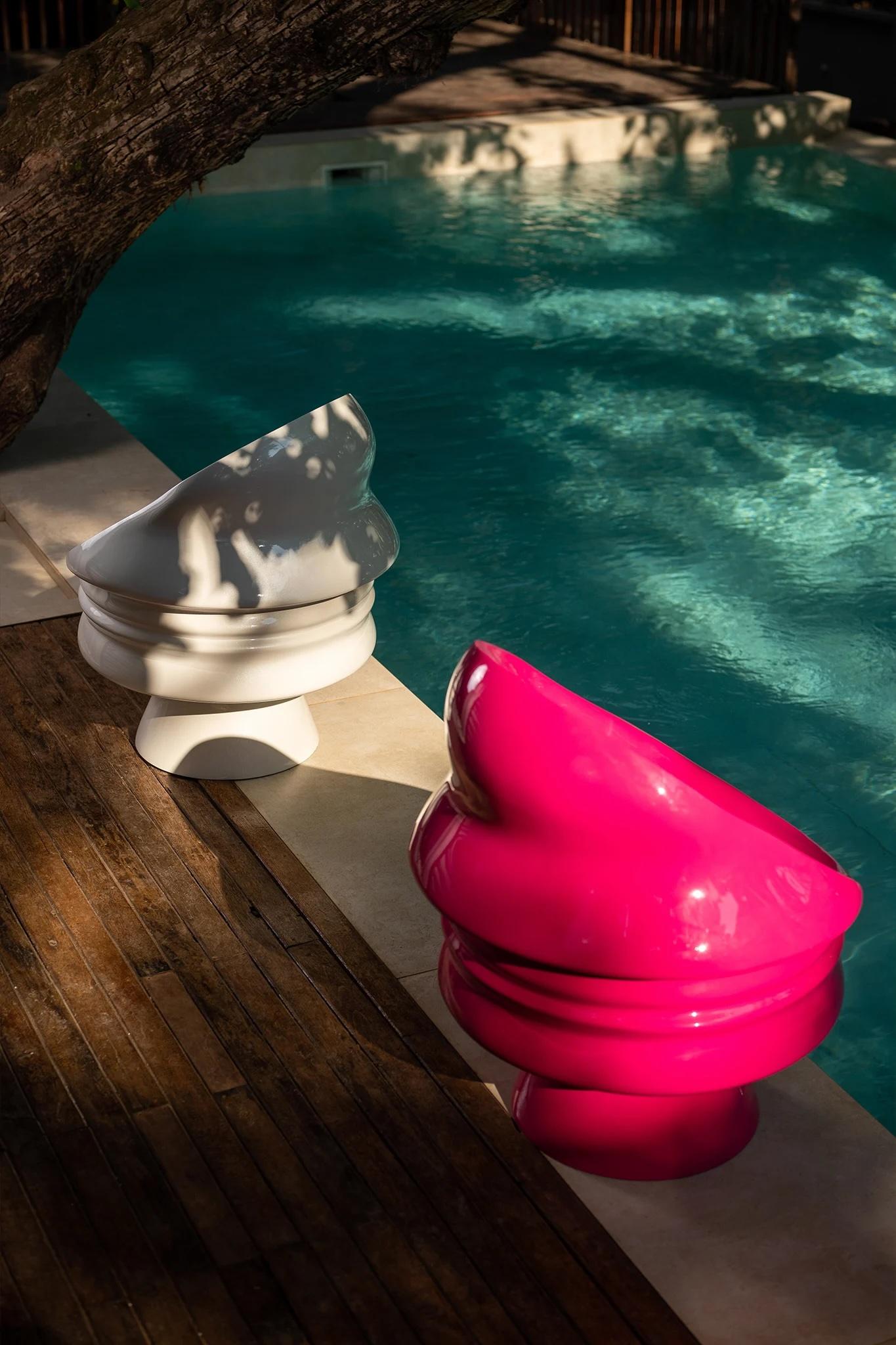 Indien Chaise Ego de Karim Rashid pour Scarlet Splendour en vente